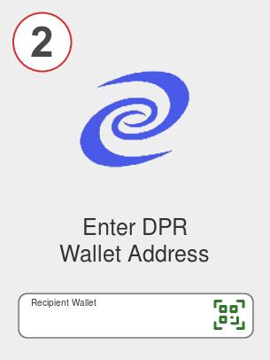 Exchange eth to dpr - Step 2