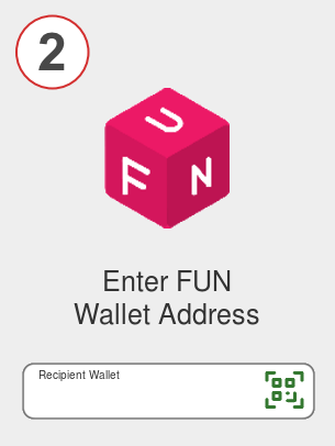 Exchange eth to fun - Step 2