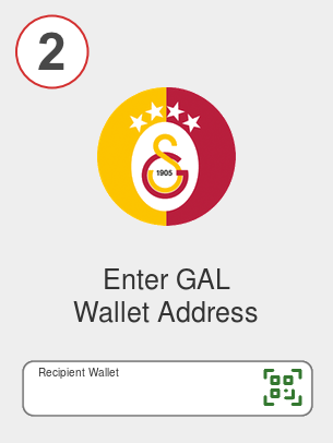 Exchange eth to gal - Step 2