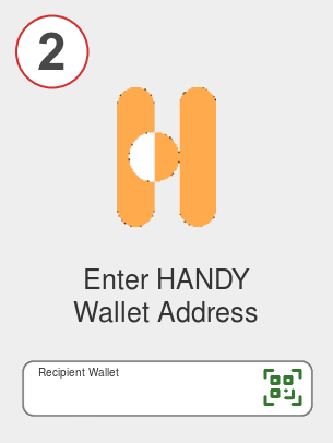 Exchange eth to handy - Step 2