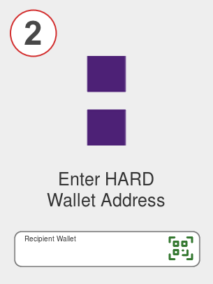 Exchange eth to hard - Step 2