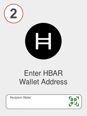 Exchange eth to hbar - Step 2