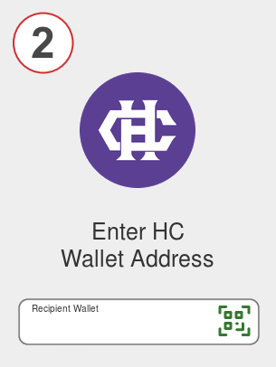 Exchange eth to hc - Step 2