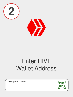 Exchange eth to hive - Step 2