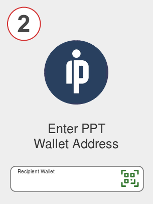 Exchange eth to ppt - Step 2