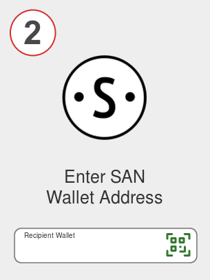 Exchange eth to san - Step 2