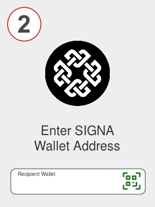 Exchange eth to signa - Step 2