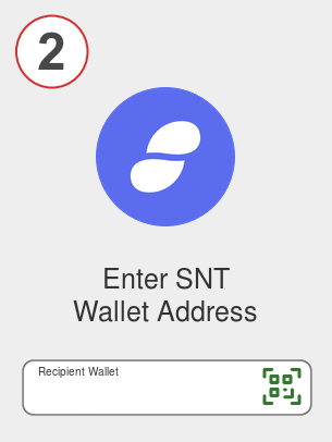 Exchange eth to snt - Step 2