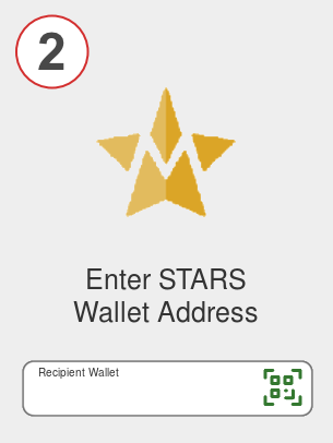 Exchange eth to stars - Step 2