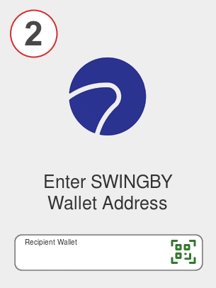 Exchange eth to swingby - Step 2