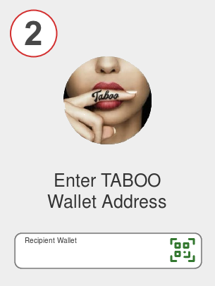 Exchange eth to taboo - Step 2