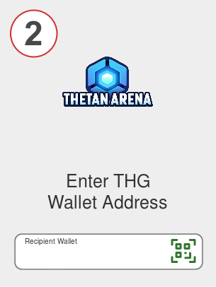Exchange eth to thg - Step 2