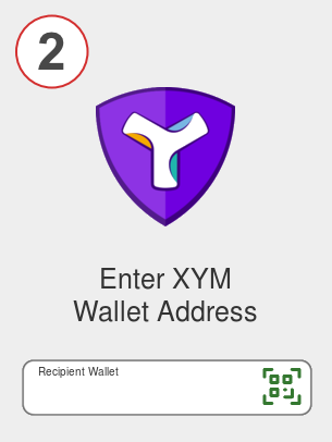 Exchange eth to xym - Step 2