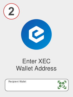 Exchange fet to xec - Step 2