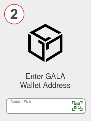 Exchange gmt to gala - Step 2