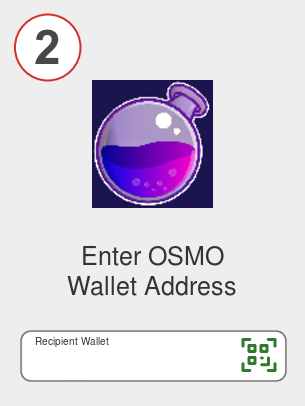 Exchange gmt to osmo - Step 2