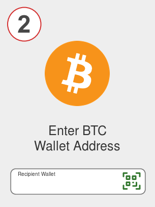 Exchange hid to btc - Step 2
