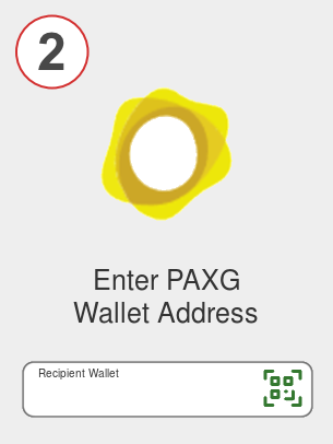 Exchange link to paxg - Step 2