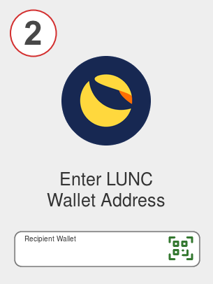 Exchange renbtc to lunc - Step 2