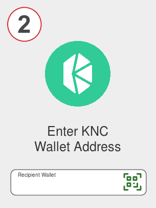 Exchange sol to knc - Step 2
