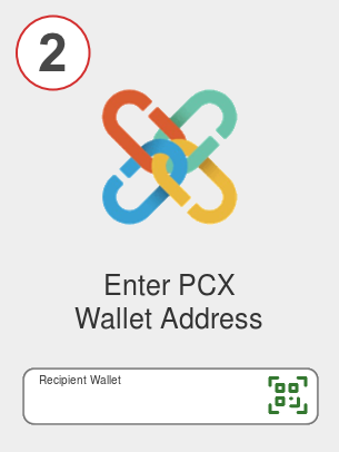 Exchange sol to pcx - Step 2