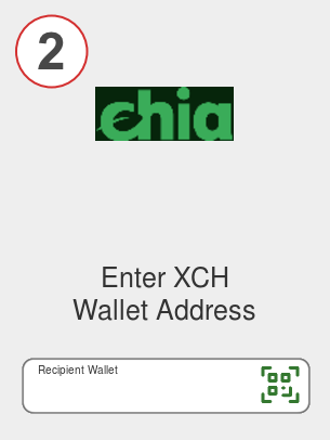 Exchange sol to xch - Step 2
