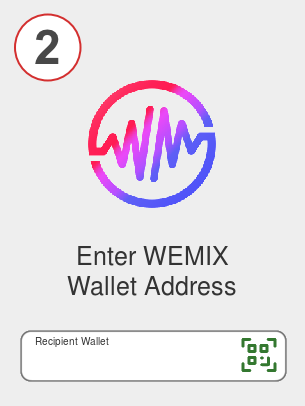 Exchange trx to wemix - Step 2