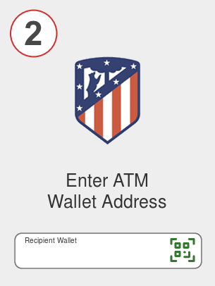 Exchange usdc to atm - Step 2