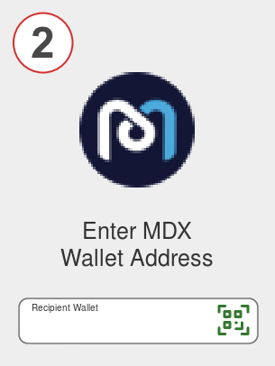 Exchange usdc to mdx - Step 2