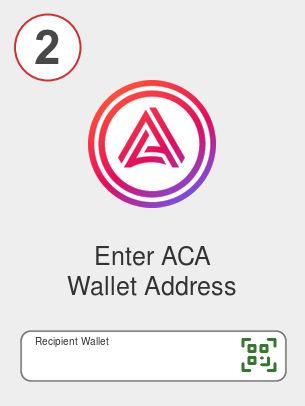 Exchange xrp to aca - Step 2