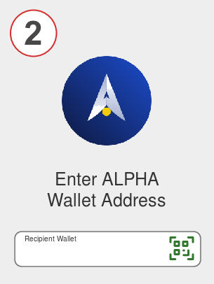 Exchange xrp to alpha - Step 2