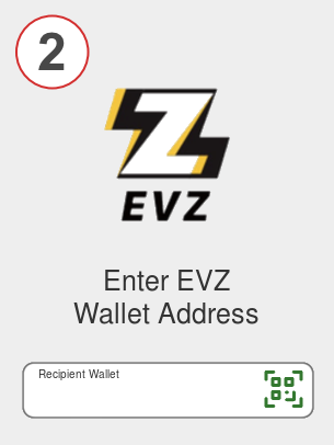 Exchange xrp to evz - Step 2