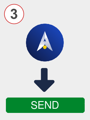 Exchange alpha to eth - Step 3