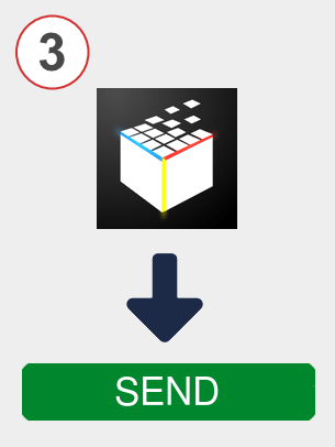 Exchange cube to dot - Step 3