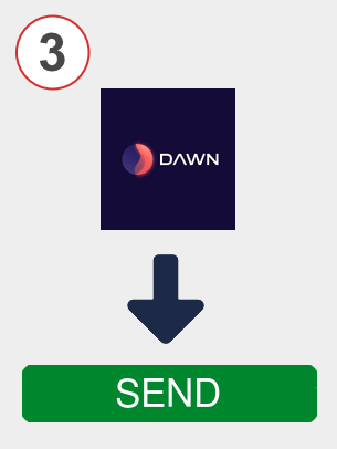 Exchange dawn to eth - Step 3