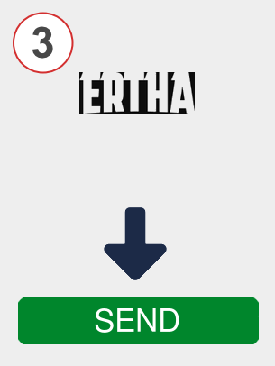 Exchange ertha to btc - Step 3