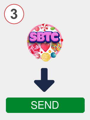 Exchange sbtc to btc - Step 3