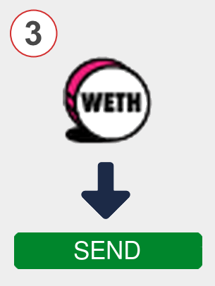 Exchange weth to dot - Step 3