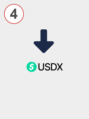 Exchange jst to usdx - Step 4